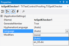 Adding spell checking and hyphenation to TX Text Control