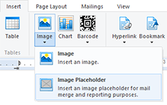 Image merging in Text Control reports