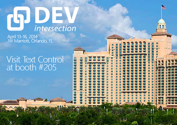 Text Control technology unveiling at DevIntersection 2014