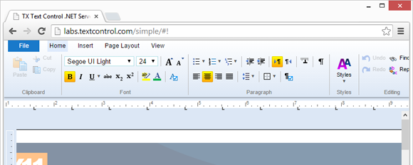 Removing complete ribbon tabs from the HTML5 Web editor