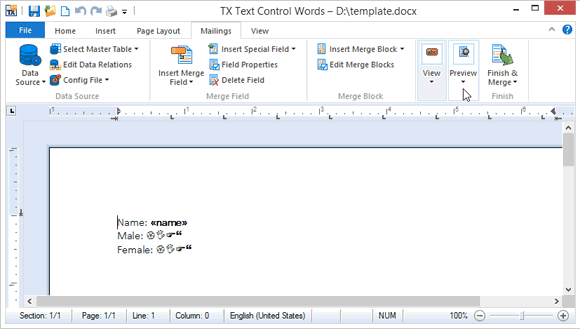 Checked and unchecked check boxes with IF fields