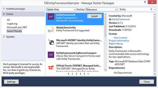 MailMerge with the Entity Framework (EF) using Database First