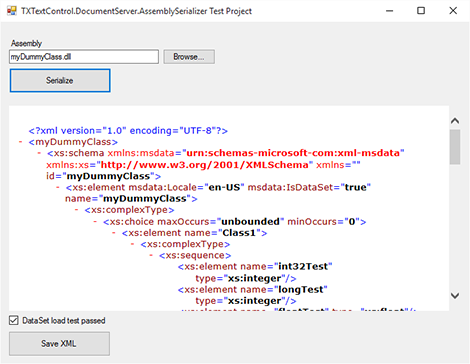 Serialize the assembly