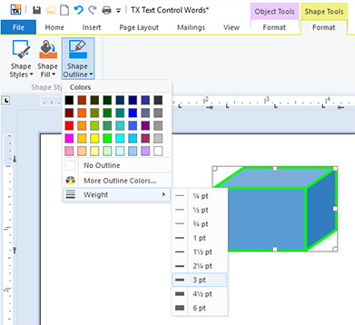 Sneak peek X13: MS Word compatible drawings and shapes