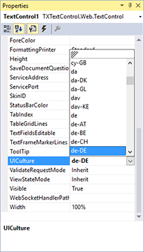 MVC: Setting the interface and control's culture of Web.TextControl MVC: Setting the interface and control's culture of Web.TextControl