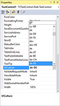 MVC: Setting the interface and control's culture of Web.TextControl