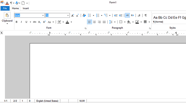 Sneak peek: TX Text Control RibbonBar for Windows Forms