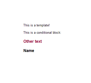 ReportingCloud: Conditional text blocks based on merge blocks ReportingCloud: Conditional text blocks based on merge blocks