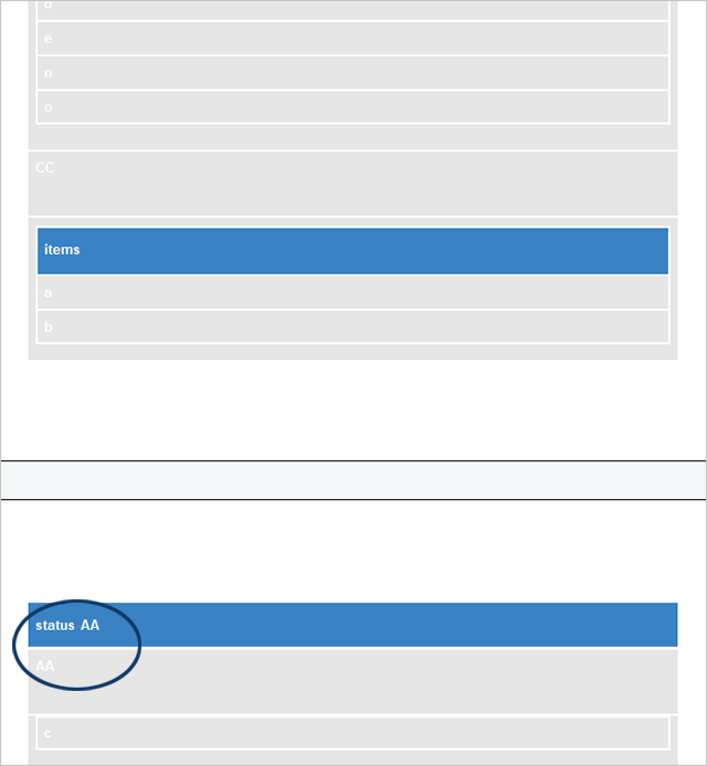 MailMerge: Table headers and repeating blocks