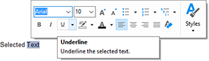 Sneak Peek: Add formatting using the Mini Toolbar