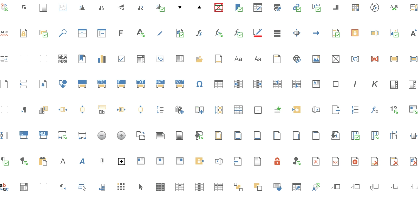 High Resolution Icons