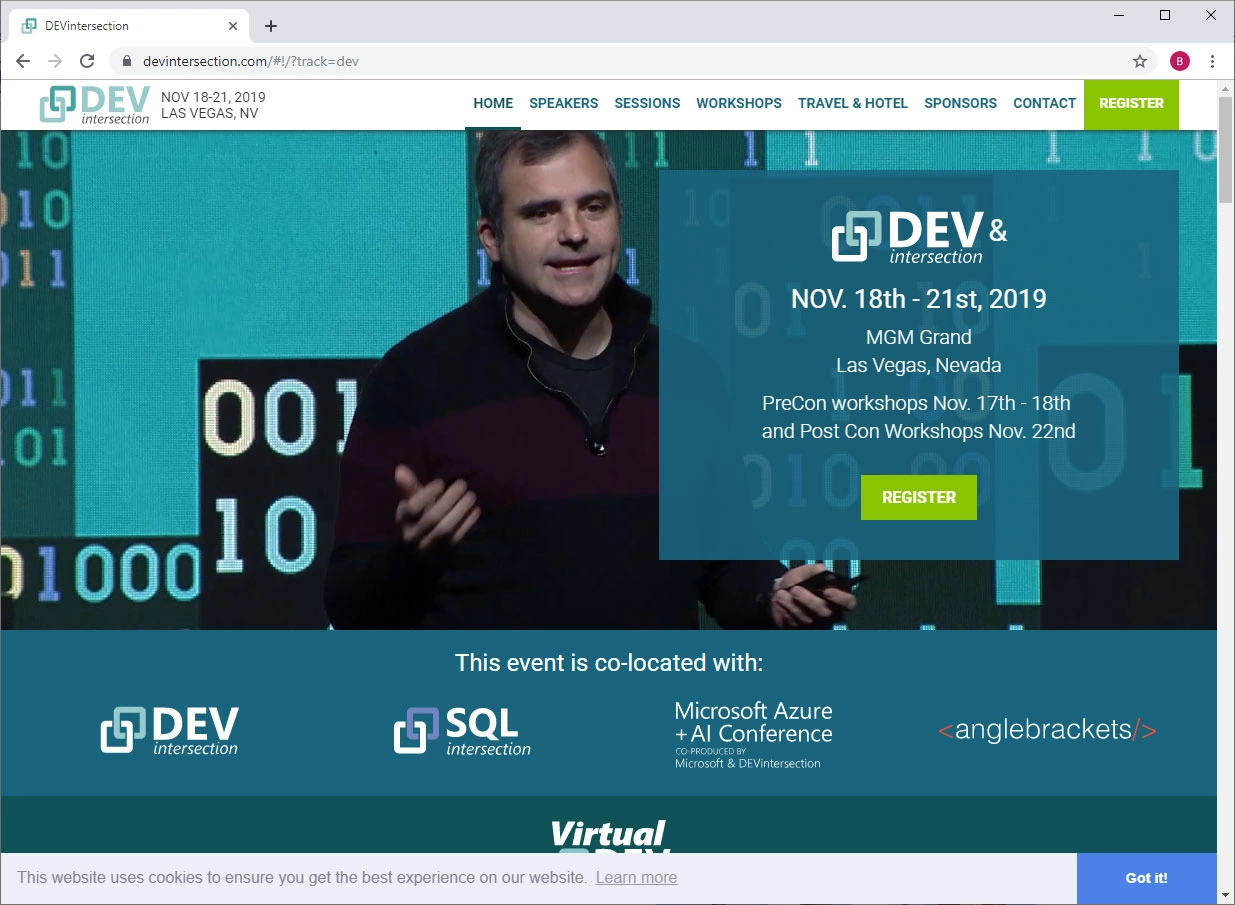 DEVintersection website