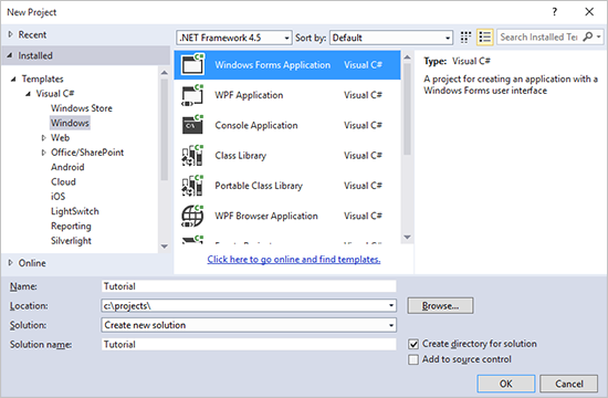 Tutorial: Create Windows Forms app (Visual Basic) - Visual Studio (Windows)