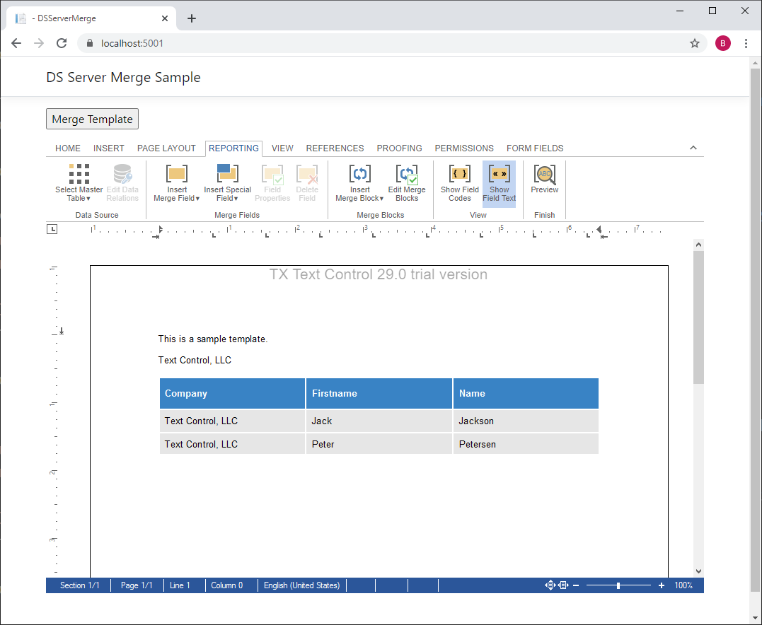 Merging documents