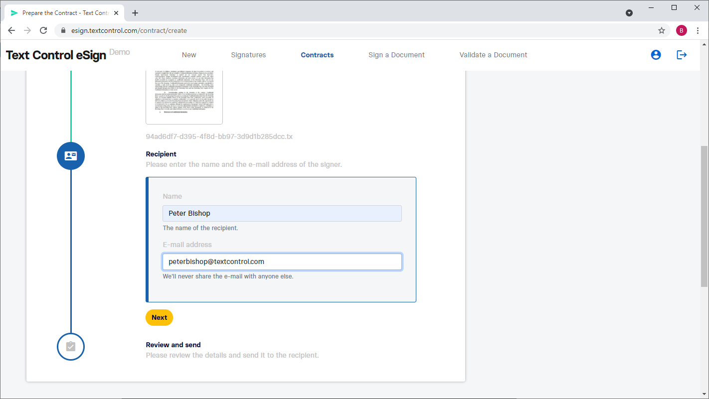 Contract Workflows