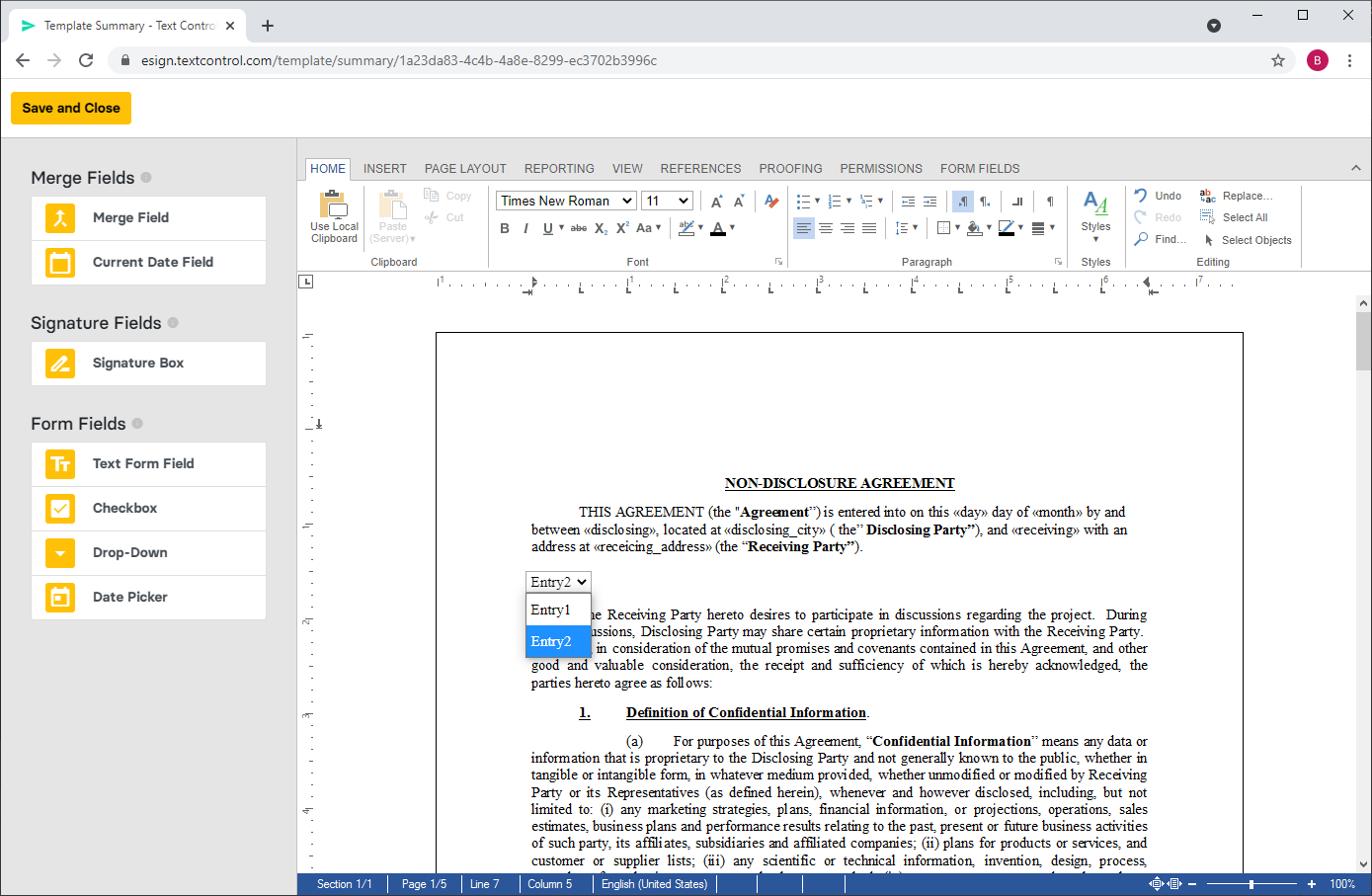 Creating documents with TX Text Control