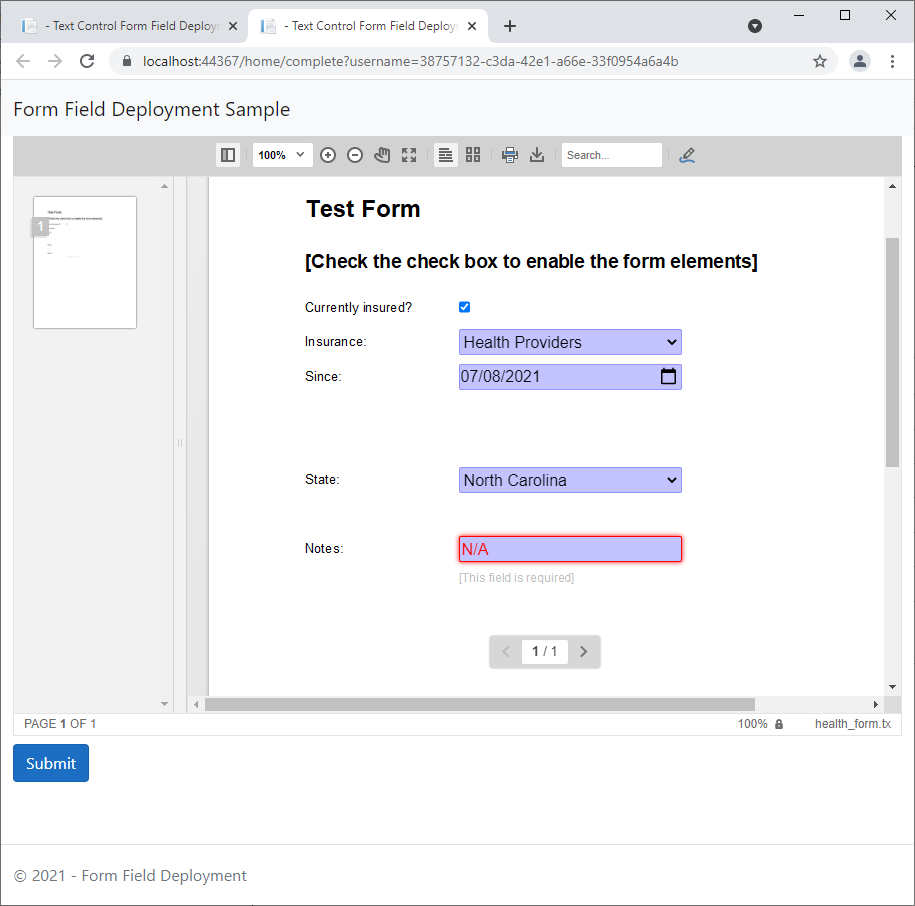 Creating documents with TX Text Control