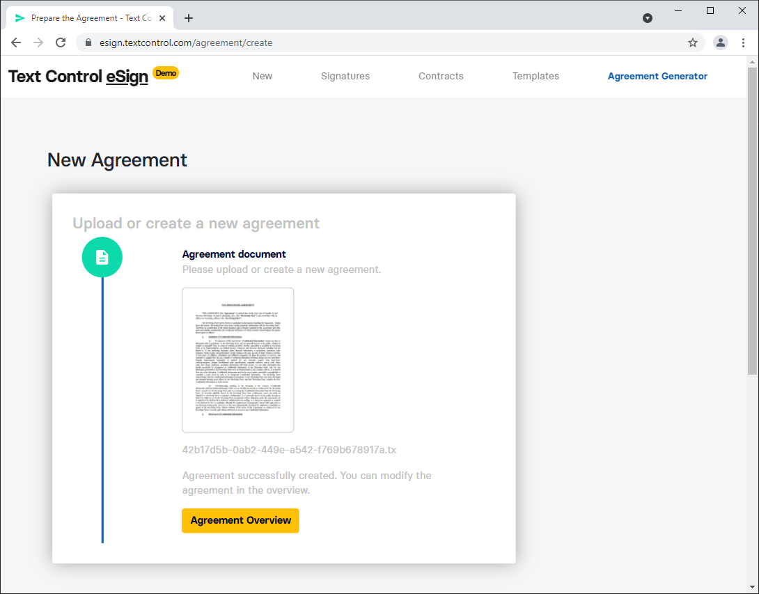 Agreement Designer
