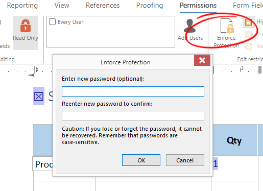 Creating form documents with TX Text Control