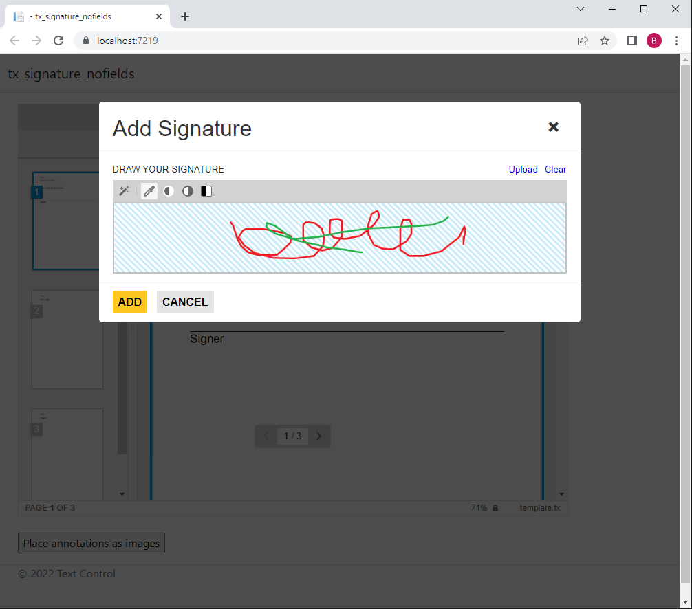 Signing Documents