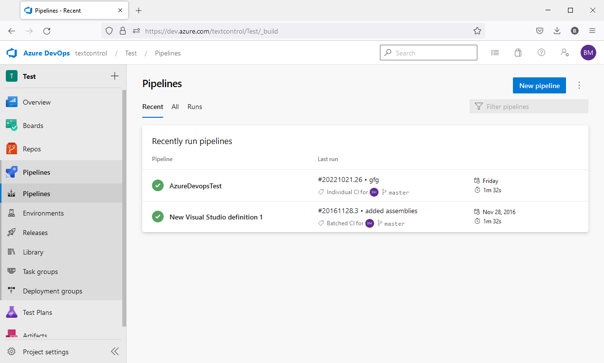 Azure Pipelines