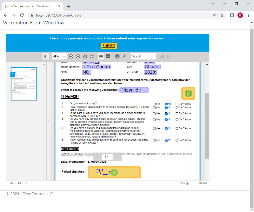 Creating documents with TX Text Control