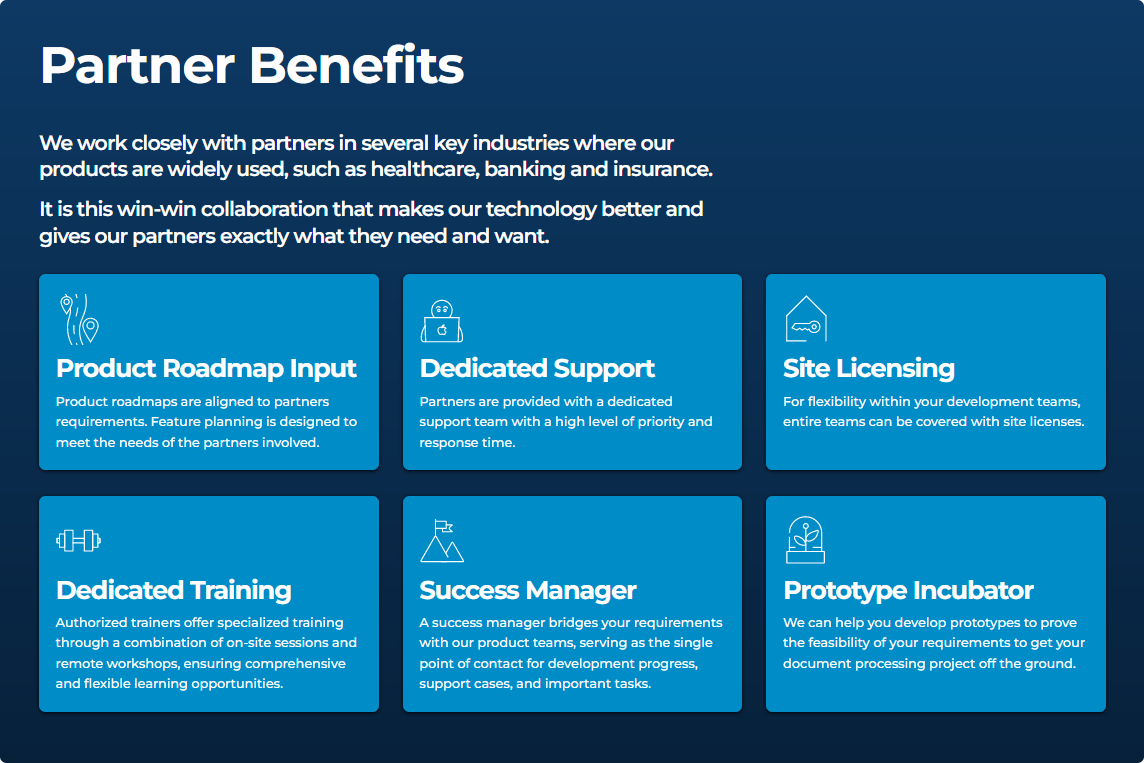 Partner Program Benefits