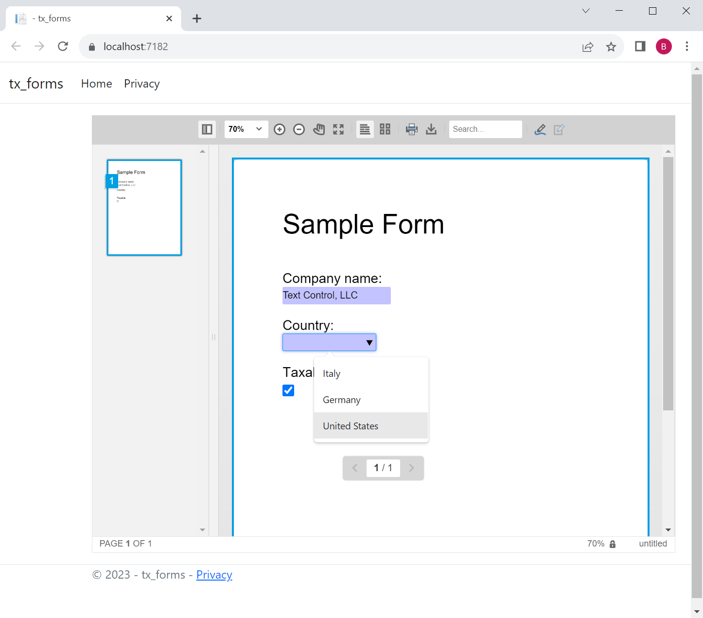 ASP.NET Core Web Application