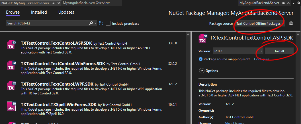 NuGet Packages