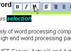 Source Code Library: How to build a context formatting bar