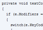 Insert special characters using the modifier keys