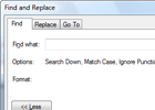 New sample: Find & Replace dialog