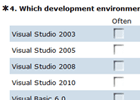 Survey: Which development environment do you use?