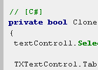 How to clone a table row using TX Text Control .NET for Windows Forms