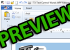 Have you already tried the TX Text Control .NET for WPF Ribbon sample?