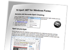 Porting RapidSpell to TX Spell .NET