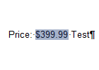 Custom Smart Selections with TX Text Control .NET
