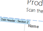 TX Text Control X9: Improved headers and footers