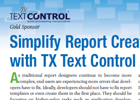 SD Times .NET Component Buyers Guide 2013: Simplify Report Creation