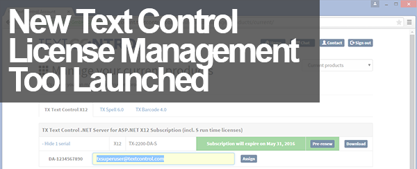 New online store and license management tool launched