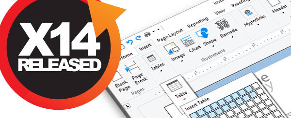 TX Text Control X14 released