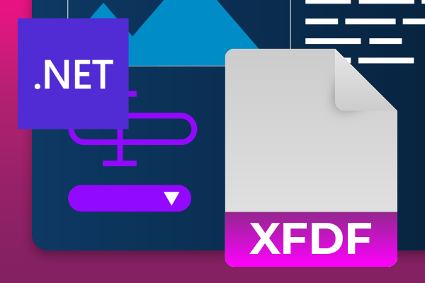 Export and Import Adobe PDF XFDF XML Files in .NET C#