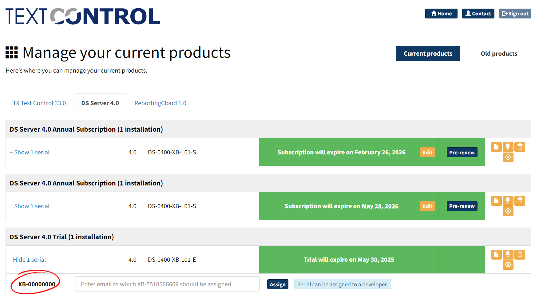 DS Server Portal
