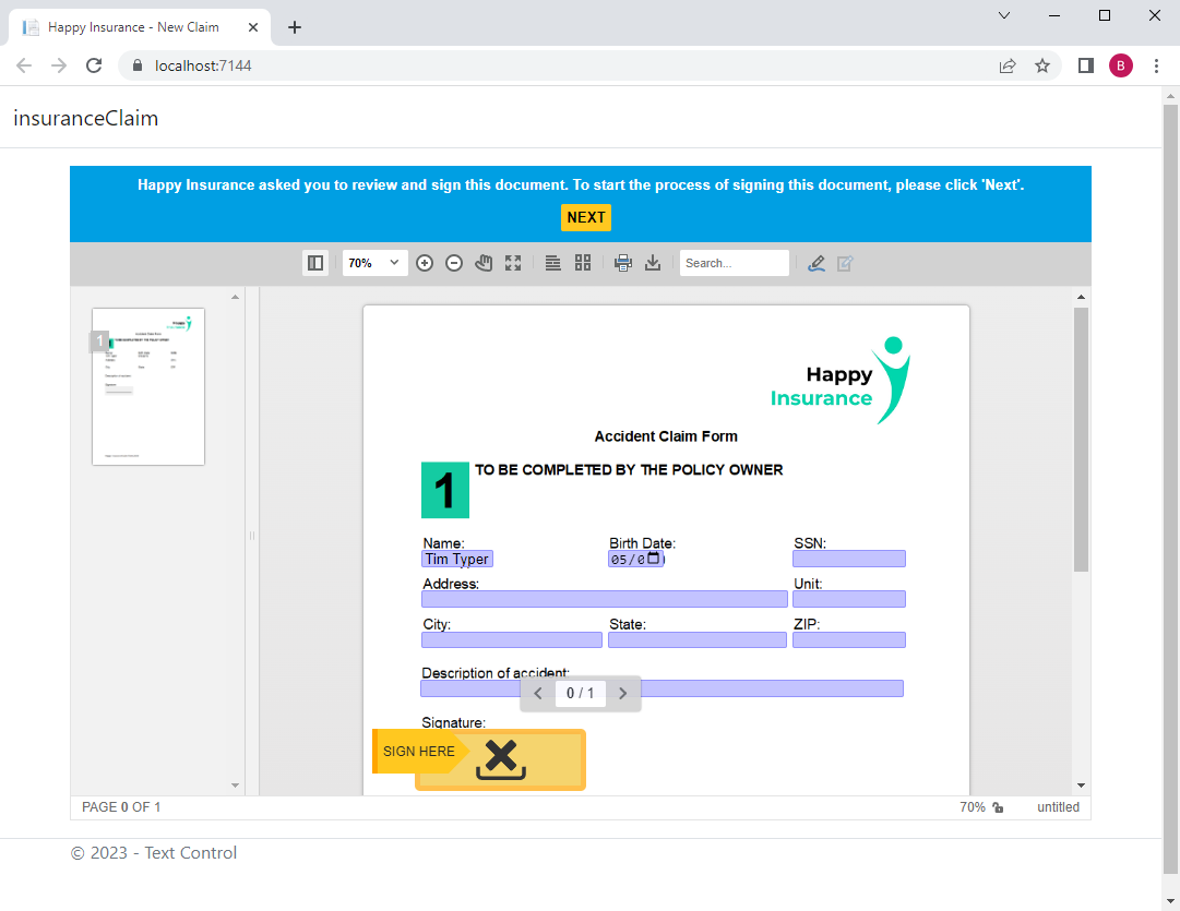 Deploying forms with TX Text Control