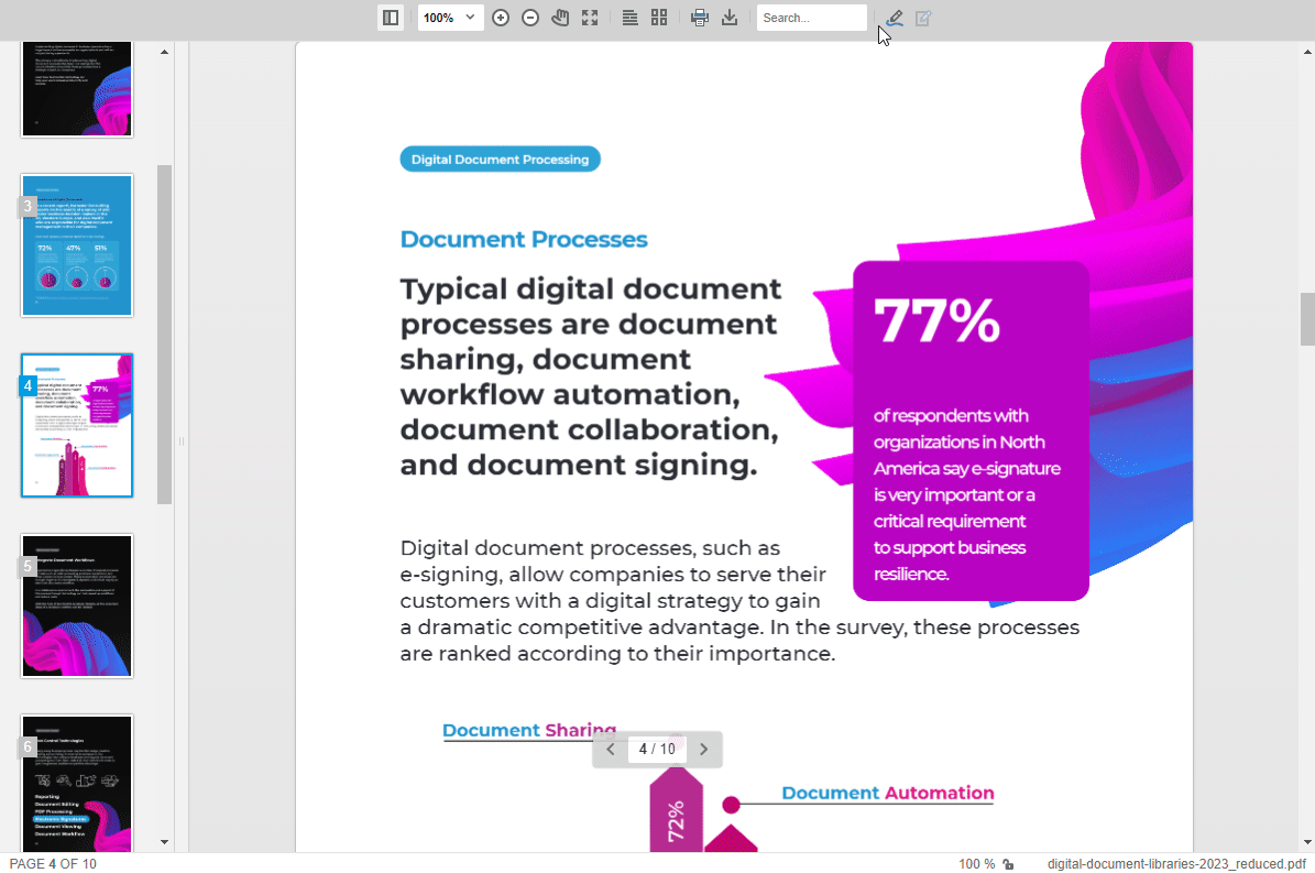 PDF Viewer ASP.NET Core C#