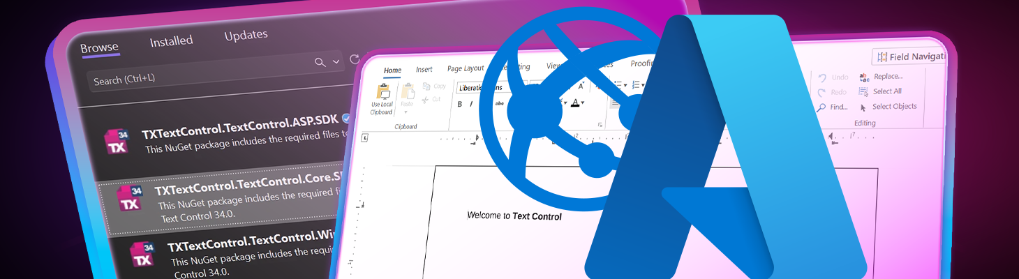 Deploying the TX Text Control Document Editor from the Private NuGet Feed to Azure App Services (Linux and Windows)