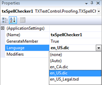 TX Spell .NET Language TX Spell .NET Language