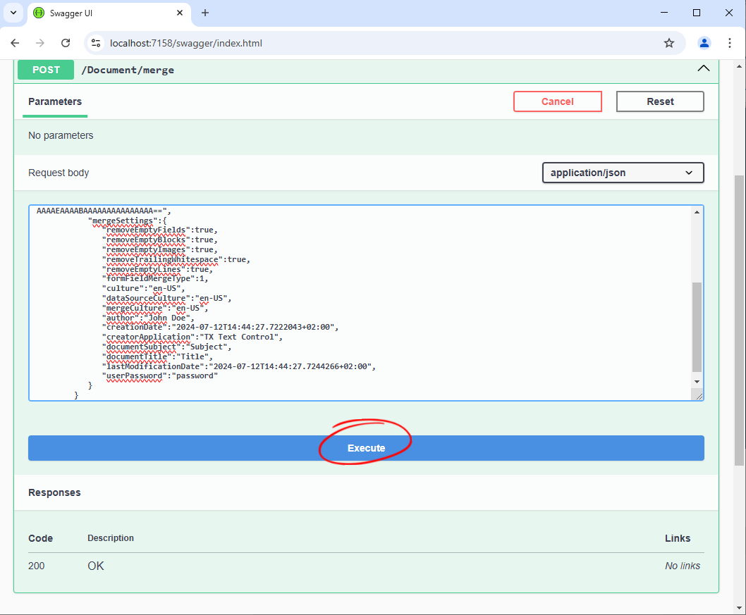 PDF Merge Engine Web API
