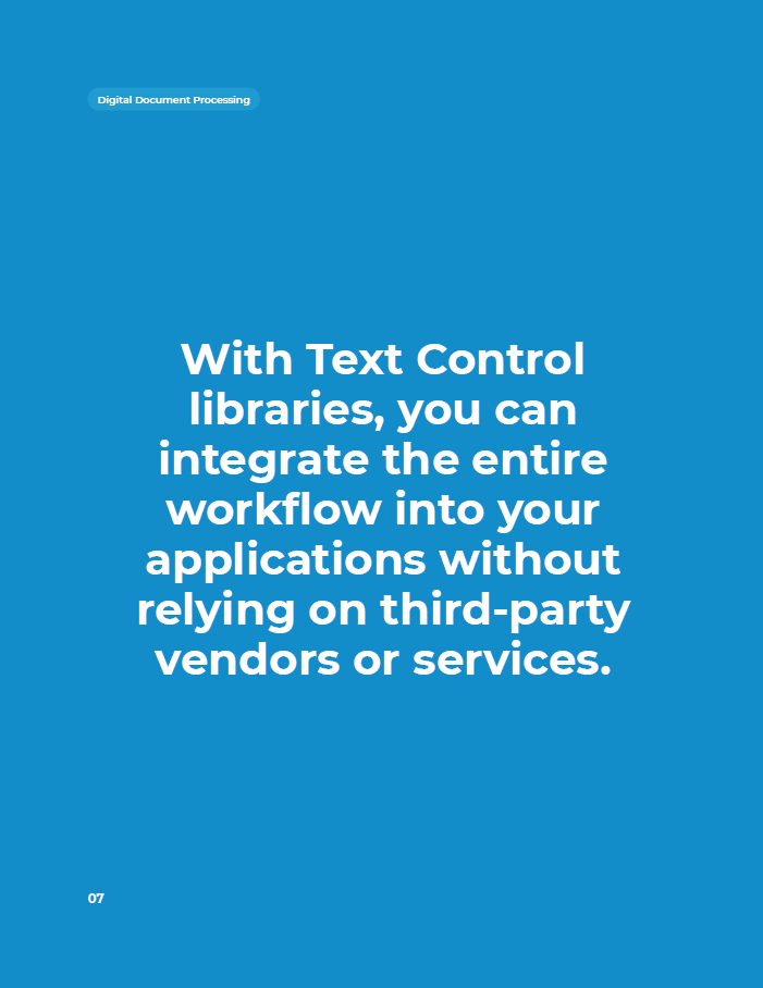 Integrate Digital Documents Integrate Digital Documents