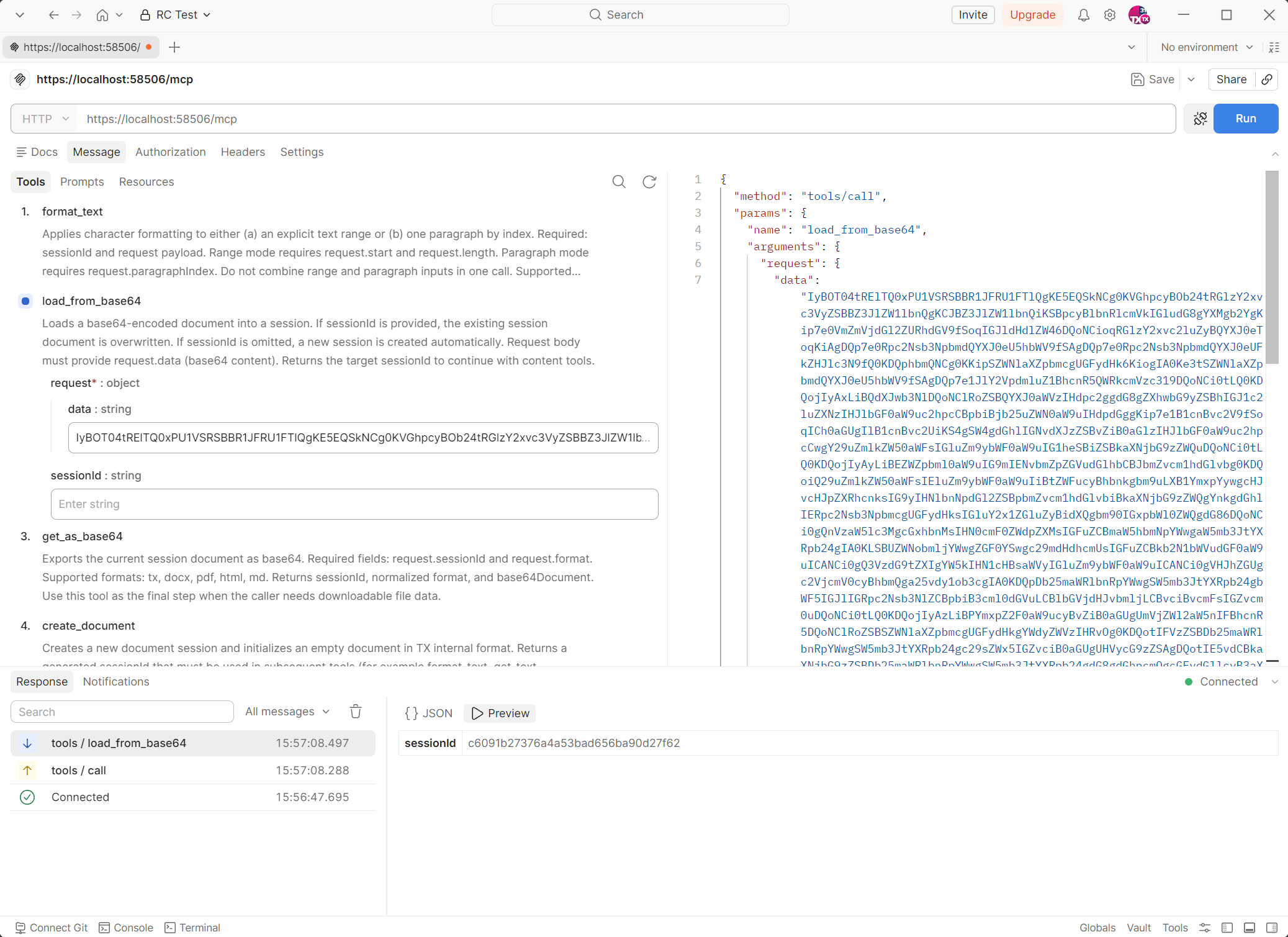 Step 1: Loading a document